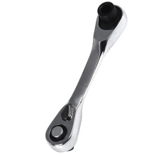 1/4"-Antrieb Mini-Doppelkopf-Ratschenschlüssel 107x18x19mm, Hochleistungsausführung