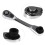 Llave de carraca mini de doble cabezal de 1/4" (107x18x19 mm), resistente. 5