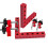 120mm 90 Degree L-Shaped Positioning Clip Right Angle Panel Fixing Clamp Auxiliary Bracket Red Black 2