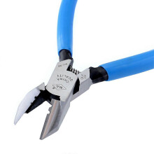 6 Inch E Type Diagonal Pliers 1.5mm 2mm Wire Cutting Stripping Tool For Plastic Burrs Multicolor