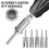 5-Pc Butterfly Nut Socket Set with Quick Size ID System for Hand Tool Work Multicolor 2