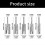5-Pc Butterfly Nut Socket Set with Quick Size ID System for Hand Tool Work Multicolor 3