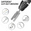 5-Pc Butterfly Nut Socket Set with Quick Size ID System for Hand Tool Work Multicolor 5
