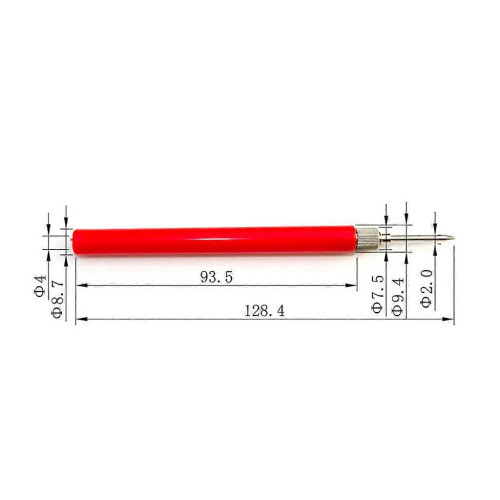Insulated Test Probe Connector 10Pcs Black Durable for Electrical Industrial Meter Testing 1