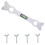 Clé multifonction pour robinets d'angle, tuyaux de douche encastrés, multicolore 1