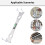 Clé multifonction pour robinets d'angle, tuyaux de douche encastrés, multicolore 5