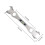 Clé multifonction pour robinets d'angle, tuyaux de douche encastrés, multicolore 3