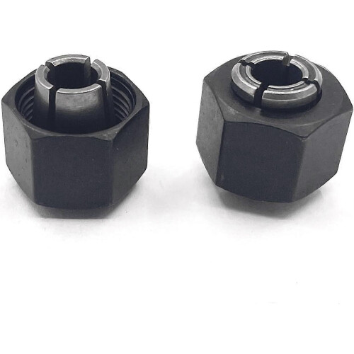 Durable 2-Pack Router Collet Assembly N693118 1/4" for DeWalt DCW600B Replacement 1