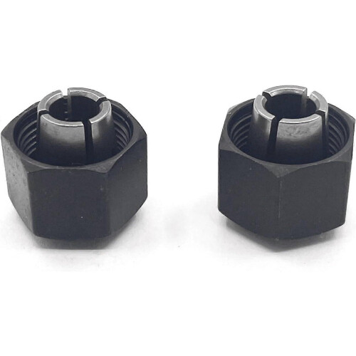 Durable 2-Pack Router Collet Assembly N693118 1/4" for DeWalt DCW600B Replacement 2