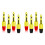 8pc Wire Piercing Probe Clip Kit Insulation Piercing Test Tool for Multimeter Voltage Yellow 1
