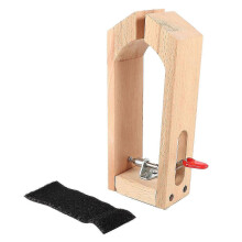 Juego de herramientas para marroquinería con clip de sujeción de madera, caballete de costura y atado para escritorio, Cl 25-26s