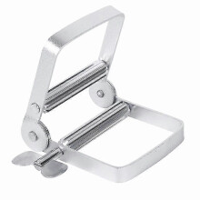 2025 Aluminum Toothpaste Tube Squeezer Single 8.5x10.5cm Silver Alloy Dispenser
