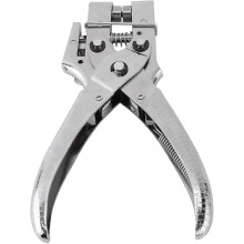 Pince à sertir les rivets creux, outil de réparation 2 en 1 avec poinçon pour cuir et tissu