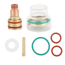 Kit de boquilla de vidrio TFM53NCN para antorcha TIG WP17, WP18 y WP26