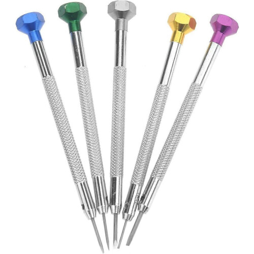 XHX Precision Slotted Screwdriver Set Flat Blade Watchmaker Repair Tools 0.8-1.6mm