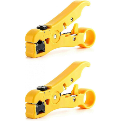 Universal Cable Cutter 2 Pack Wire Stripping Tool for UTP Cat5 Cat6 Cable Stripper
