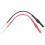 2 Pack Flexible Spoon Back Probes with 4mm Banana Plug Test Cables Black&Red 1