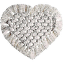 Braided Eco Cotton Coasters Washable Cup Cushion for Cafe Table Decor Set