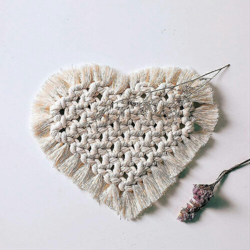 Braided Eco Cotton Coasters Washable Cup Cushion for Cafe Table Decor Set 1