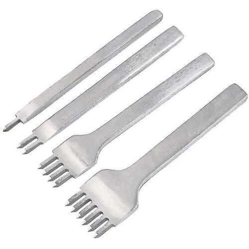 4mm 1/2/4/6 Prong Leather Punch Stitching Lacing Hole Tool
