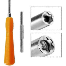 Security Bit Screwdriver 4.5mm/3.8mm Dual Head Magnetic for NES SNES N64 GB GCN VB Sega