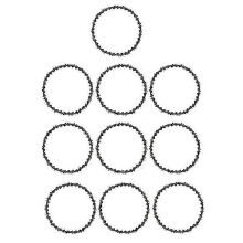 Kit de guide-chaîne Sharp 6 pouces pour mini tronçonneuse, comprenant 10 pièces de rechange