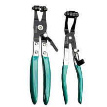 Heavy Duty Long Reach Hose Clamp Pliers Set Auto Puller Remover Elbow & Exhaust Pipe C Clamp