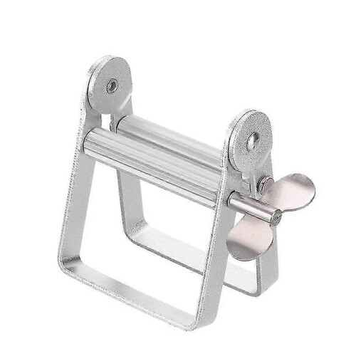 2025 Aluminum Toothpaste Tube Squeezer Single 8.5x10.5cm Silver Alloy Dispenser 2