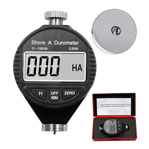 Portable Shore Hardness Tester Digital Durometer Meter with LCD Display High Accuracy Type A 1