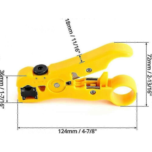 Universal Cable Cutter 2 Pack Wire Stripping Tool for UTP Cat5 Cat6 Cable Stripper 1