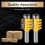 Reversible Glue Joint Cutter 1/2" Shank Router Bit Countersink 1-3/8" 1-1/4" Deep 25-26s 4