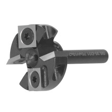 1/4in Shank Insert Style Spoilboard Surfacing Router Bit 1-1/4in Cut 2+2 Flute 25-26s