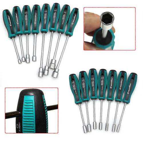 7mm Metal Hex Nutdriver Socket Driver Wrench Screwdriver Key Hand Tool 2