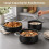 Fadware Induction Hob Pan Set 10 PCS, Large Granite Non-Stick Pots and Pans 5