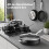 Fadware Induction Hob Pan Set 10 PCS, Large Granite Non-Stick Pots and Pans 7