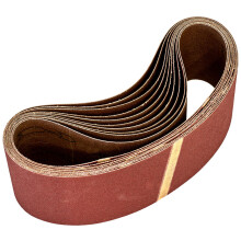 Worksafe WSB5380 Sanding Belt 75 x 533mm 80Grit - Pack of 10
