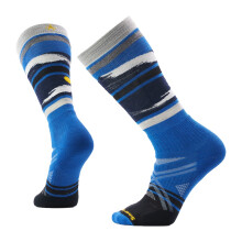 (L, Laguna Blue) Smartwool Mens Cushion Midnight Over the Calf Ski Socks