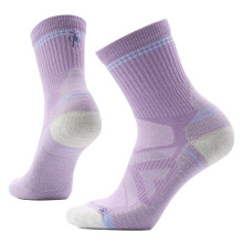 (M, Purple Dawn) Smartwool Womens Hike Light Cushion Mid Walking Crew Socks
