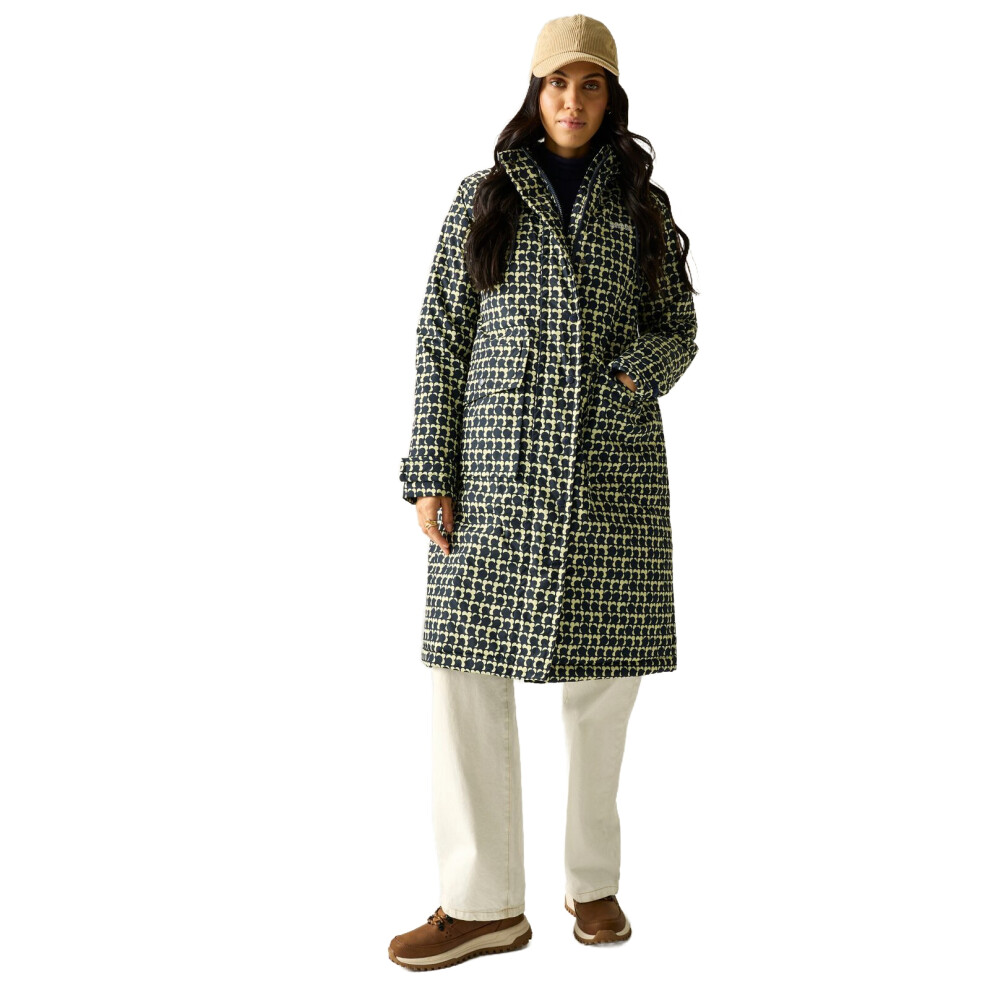 Regatta Women's Orla Long Length Waterproof Insulated Jacket in Dark Navy | Size: 14 - Image 8