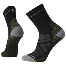 (M, Black) Smartwool Mens Hike Light Cushion Mid Walking Crew Socks