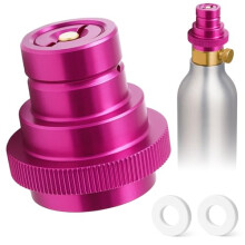 Druuzyl CO2 Schnelladapter Quick-Adapter f?r 425g Zylinder, Kompatibel mit Duo/Terra/Art, TR21-4 Trapezgewinde(Inkl. Dichtung)