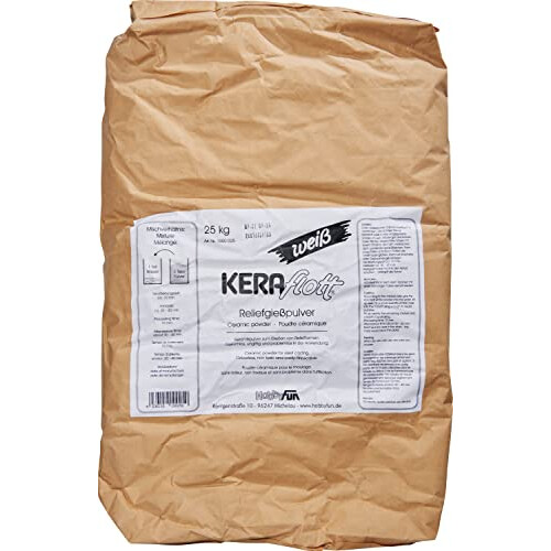 Keraflott Giessmasse weiss, 25kg Sack