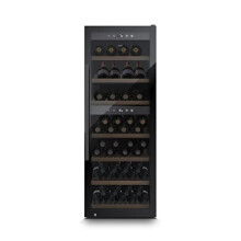Caso WineExclusive 126 Smart - Design Weink?hlschrank f?r bis zu 126 Flaschen - Zwei getrennte Temparaturzonen einstellbar von 5?-20?C f?r Rot- &
