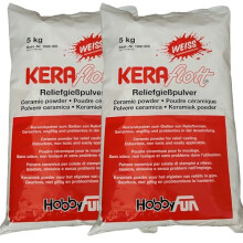 KERAflott Reliefgie?pulver wei? 10 kg Sack, Erwachsene (2 x 5kg)