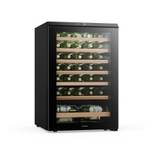 Klarstein Bevora Weink?hlschrank 48 Flaschen ? Freistehender Weink?hlschrank, Touch-Bedienfeld 4?18 ?C, UV-Glast?r, LED-Beleuchtung,