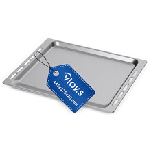 VIOKS Tiefes Backblech 445 x 375 x20mm Ersatz f?r Backblech Whirlp?ol 481241838127 - Backbl?ch klein f?r 45 cm breit Backofen Ignis, Baukn?cht