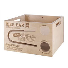 Herz & Heim? M?nner-Geschenk Bierrutsche mit pers?nlicher Gravur Bier-Bar