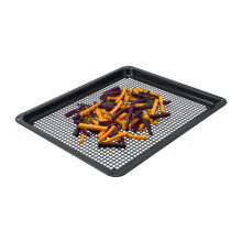 AEG Airfry Profi-Backblech A9OOAF00 / optimierte Luftzirkulation f?r knusprige Ergebnisse / weniger ?l / schonend / 465 x 385 x 25 mm, Schwarz