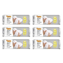 Jovi - Modellierpaste Air Dry 6 St?ck, Wei?, 3 kg (P85/6)