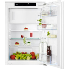 AEG Einbau-K?hlschrank 88cm mit 4-Sterne-Gefrierfach, Serie 5000 OptiSpace: 1x vielfach verstellbare & 1x teilbare Glasablage, gro?er K?hl- (104L)